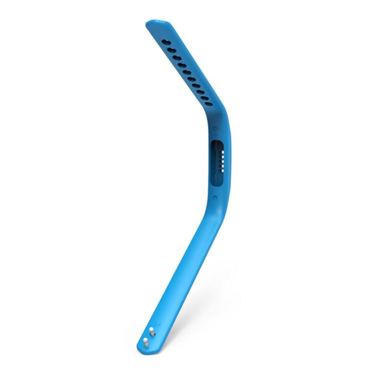 For Fitbit Flex 2 xDfind Translucent Film Metal Buckle Silicone Watch Band, Size:S