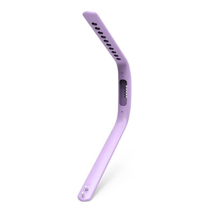 For Fitbit Flex 2 xDfind Translucent Film Metal Buckle Silicone Watch Band, Size:S