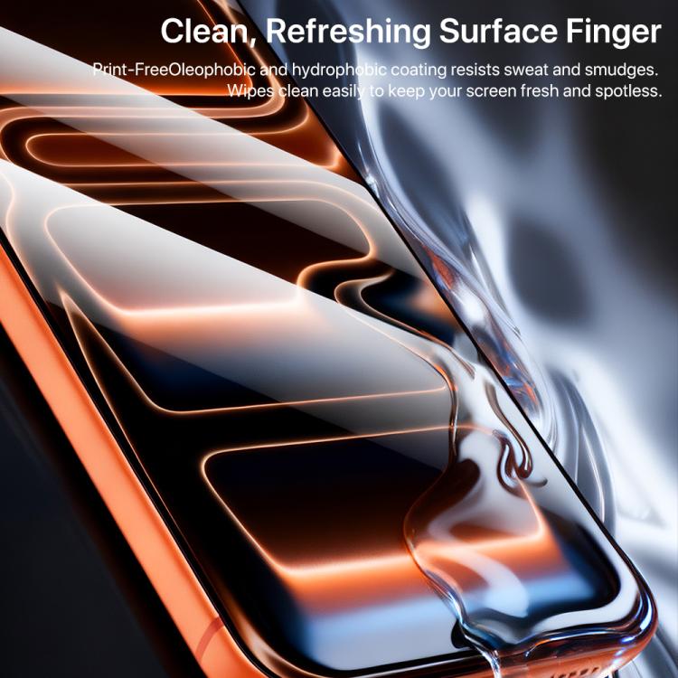For iPhone 17 Pro Max TOTU AB-058 Screen Printed Dustproof HD Tempered Glass Film