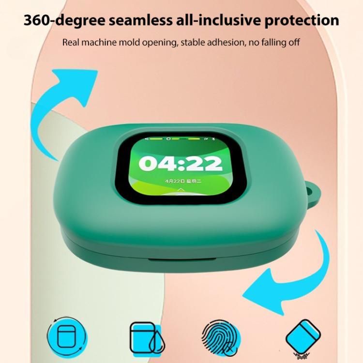 For Cleer ARC 5 Solid Color Silicone Earphone Protective Cover with Hook