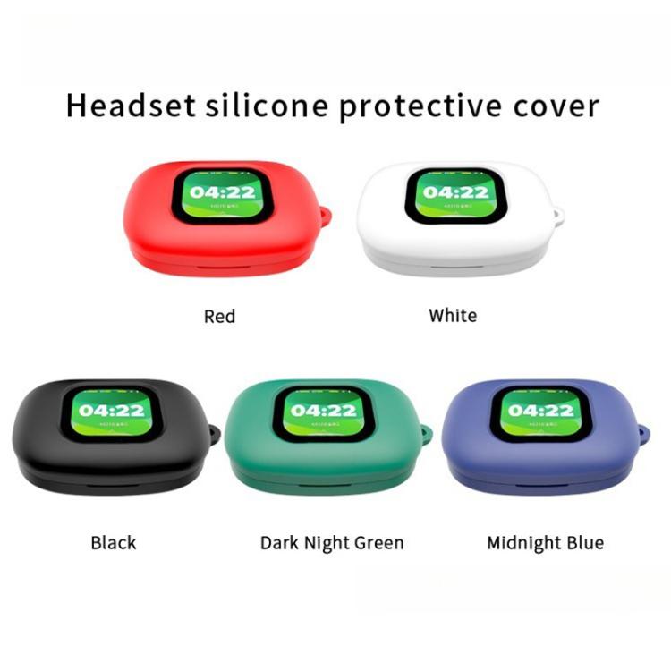 For Cleer ARC 5 Solid Color Silicone Earphone Protective Cover with Hook
