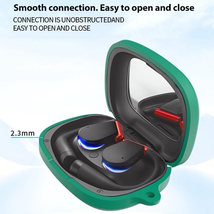 For Cleer ARC 5 Solid Color Silicone Earphone Protective Cover with Hook