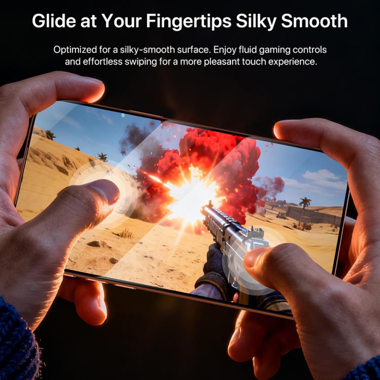 For iPhone Air TOTU AB-059 Screen Printed Dustproof Privacy Tempered Glass Film