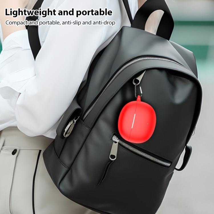 For vivo iQOO TWS Air3 Solid Color Silicone Earphone Protective Cover with Hook
