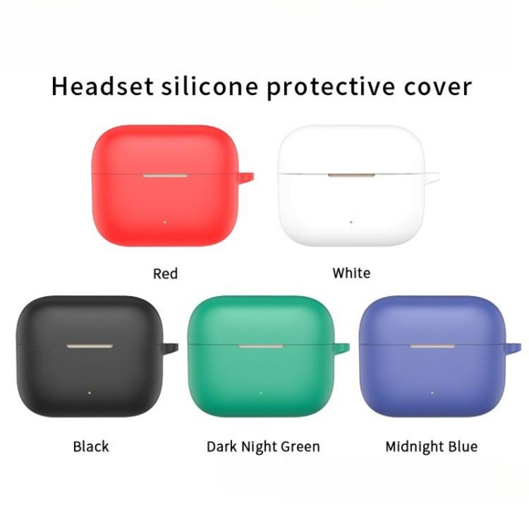 For Motorola Moto Buds Clip Solid Color Silicone Earphone Protective Cover with Hook