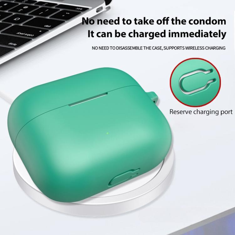For Motorola Moto Buds Clip Solid Color Silicone Earphone Protective Cover with Hook