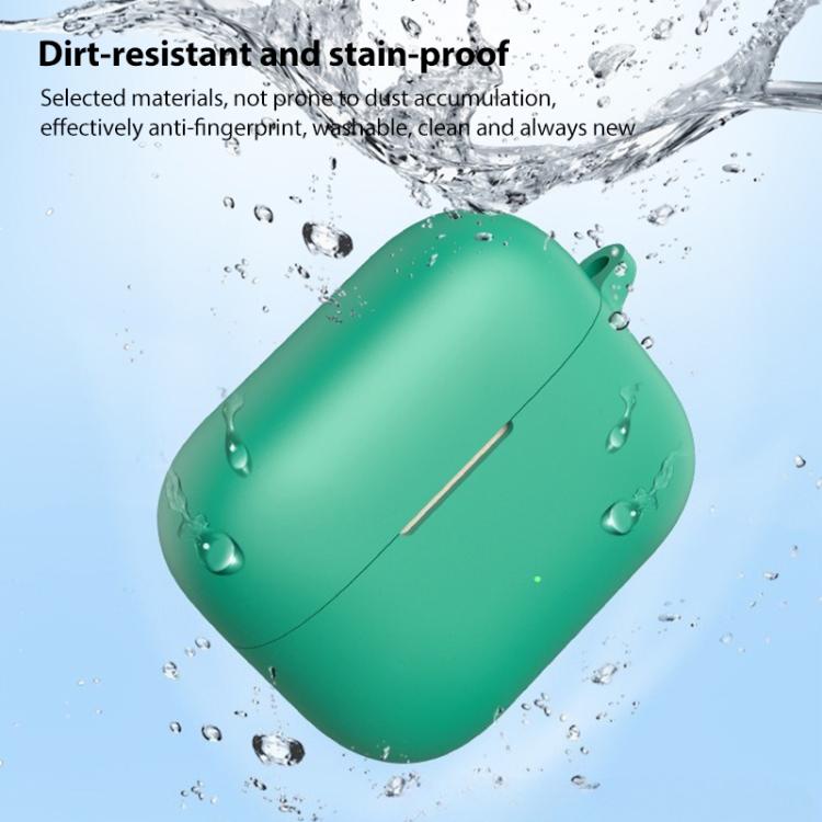 For Motorola Moto Buds Clip Solid Color Silicone Earphone Protective Cover with Hook