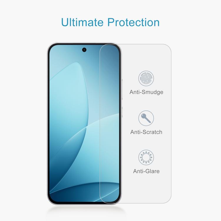 For OPPO F33 Pro 5G 50pcs 0.18mm High Aluminum Tempered Glass Film, Support Fingerprint Unlocking