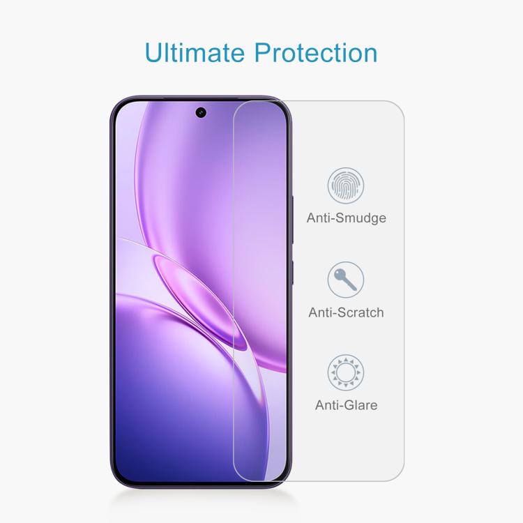 For vivo Y600 Pro 5G 50pcs 0.18mm High Aluminum Tempered Glass Film, Support Fingerprint Unlocking