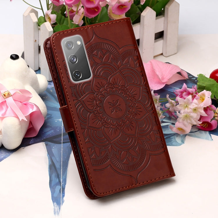 For Samsung Galaxy S20 FE Dream Catcher Printing Horizontal Flip Leather Case with Holder & Card Slots & Wallet & Lanyard