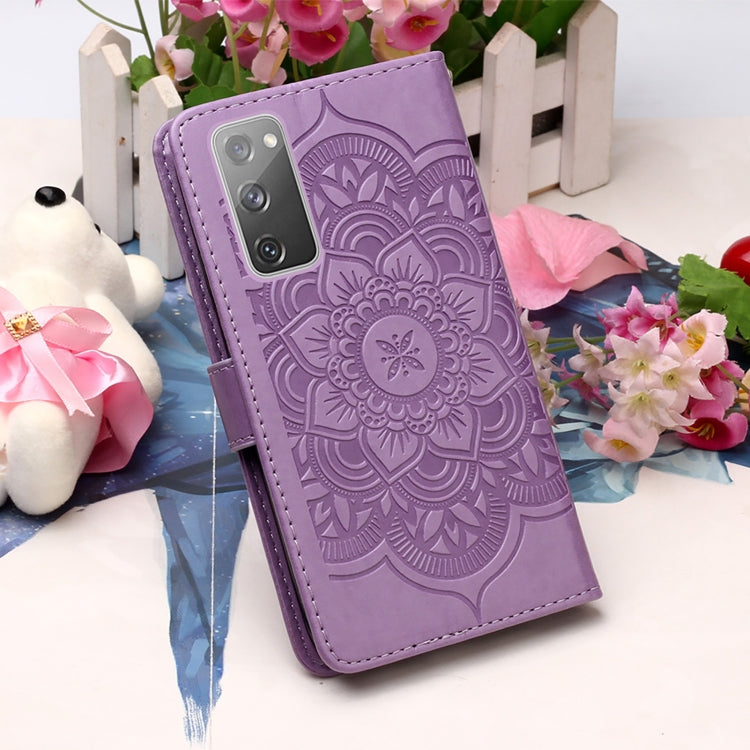 For Samsung Galaxy S20 FE Dream Catcher Printing Horizontal Flip Leather Case with Holder & Card Slots & Wallet & Lanyard