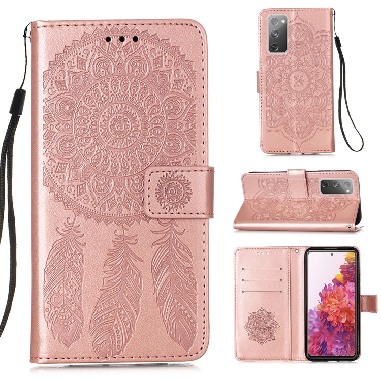 For Samsung Galaxy S20 FE Dream Catcher Printing Horizontal Flip Leather Case with Holder & Card Slots & Wallet & Lanyard