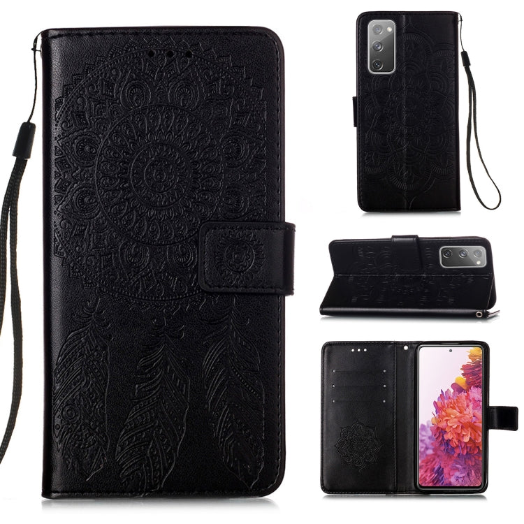 For Samsung Galaxy S20 FE 5G Dream Catcher Printing Horizontal Flip Leather Case with Holder & Card Slots & Wallet & Lanyard