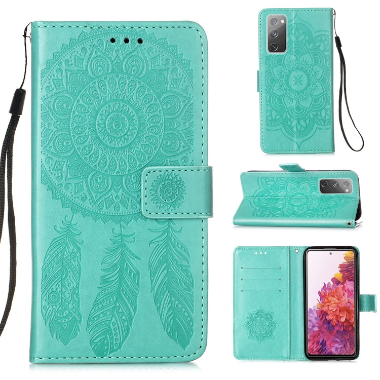 For Samsung Galaxy S20 FE 5G Dream Catcher Printing Horizontal Flip Leather Case with Holder & Card Slots & Wallet & Lanyard