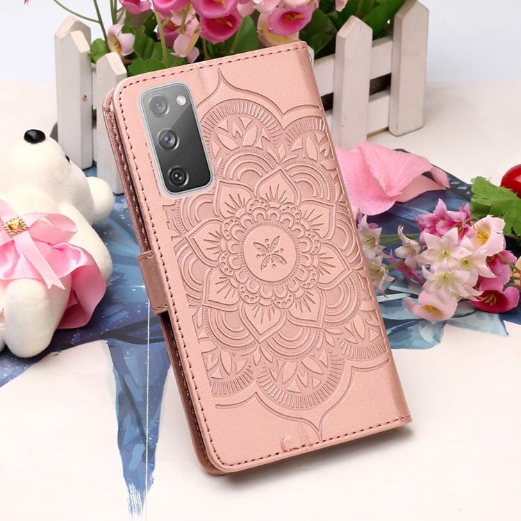 For Samsung Galaxy S20 FE 5G Dream Catcher Printing Horizontal Flip Leather Case with Holder & Card Slots & Wallet & Lanyard