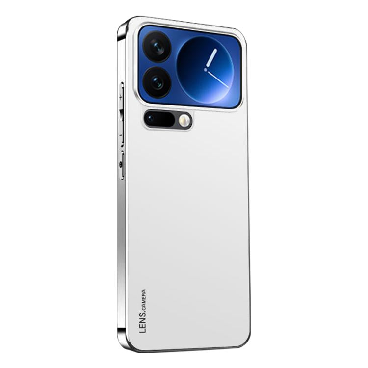 For Xiaomi 17 Pro Max AG Frosted Electroplating Acrylic Phone Case