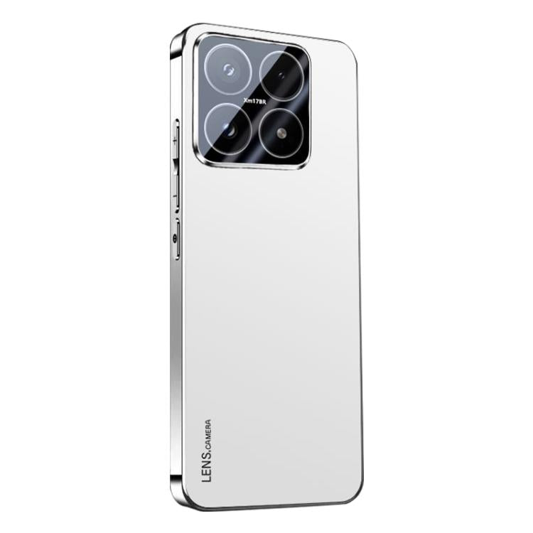 For Xiaomi 17 AG Frosted Electroplating Acrylic Phone Case