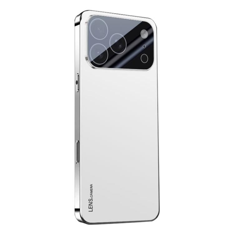 For iPhone 17 Pro AG Frosted Electroplating Acrylic Phone Case
