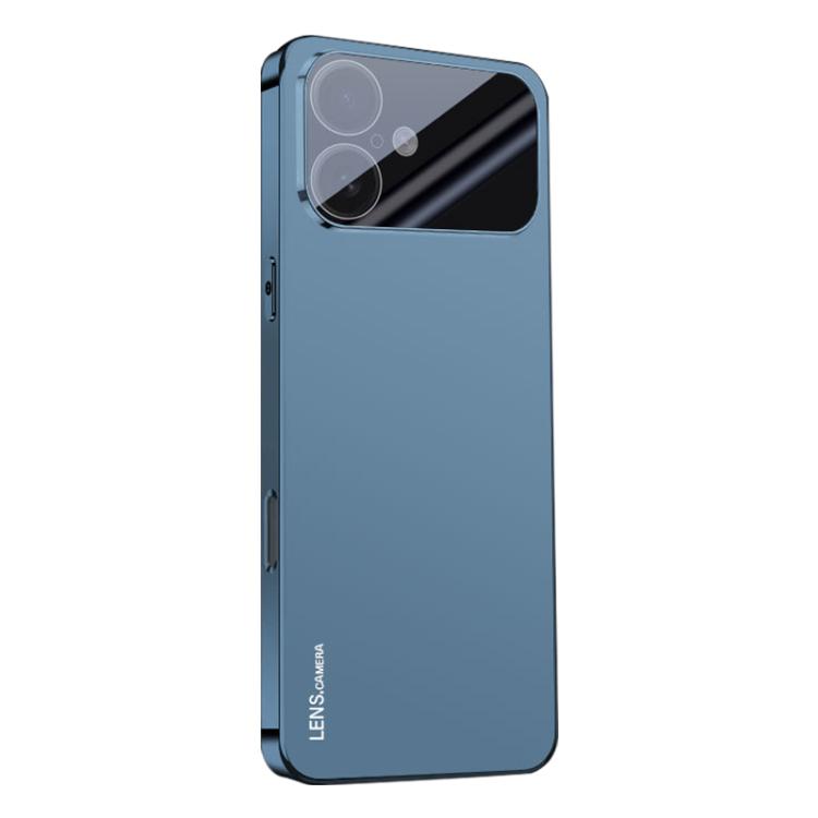 For iPhone 17 AG Frosted Electroplating Acrylic Phone Case