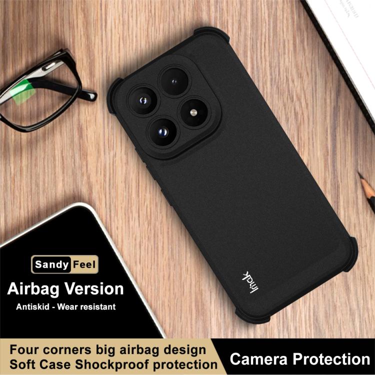 For Xiaomi 17 imak Shockproof Airbag TPU Phone Case - Matte Black