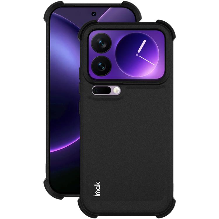 For Xiaomi 17 Pro imak Shockproof Airbag TPU Phone Case - Matte Black