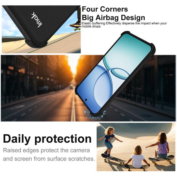 For Xiaomi 15T 5G imak Shockproof Airbag TPU Phone Case - Matte Black