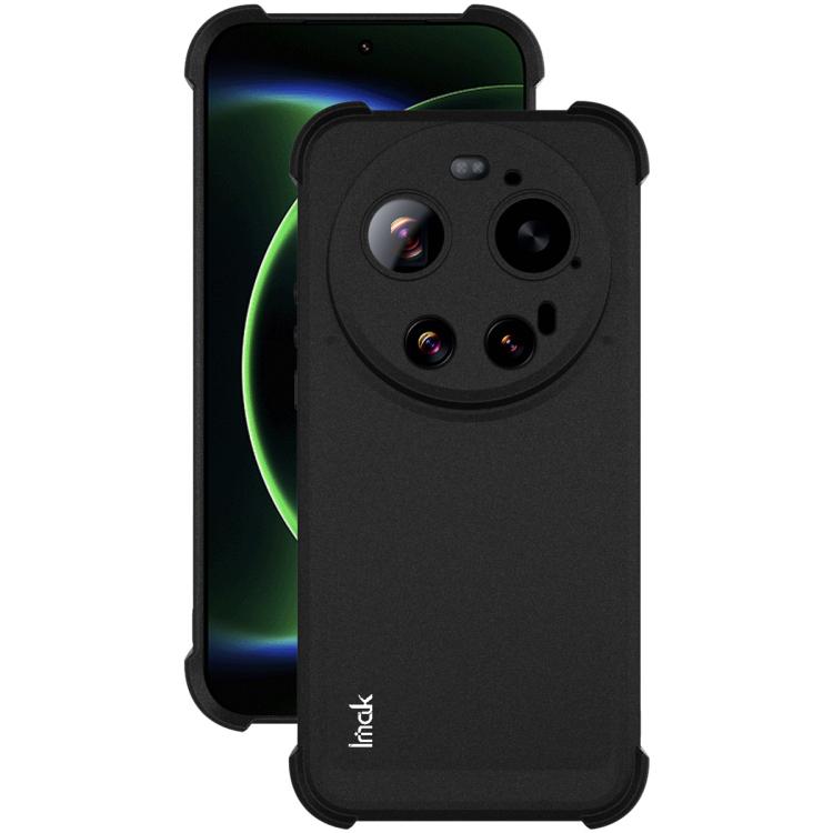 For Xiaomi 17 Ultra imak Shockproof Airbag TPU Phone Case - Matte Black