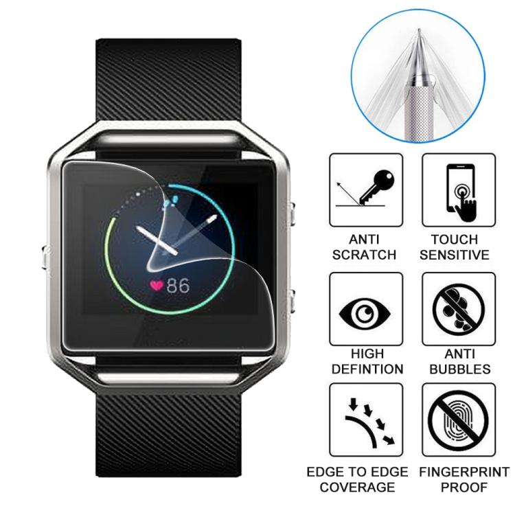 For Fitbit Blaze 5pcs xDfind Soft Hydrogel Film Full Cover Watch Front Protector