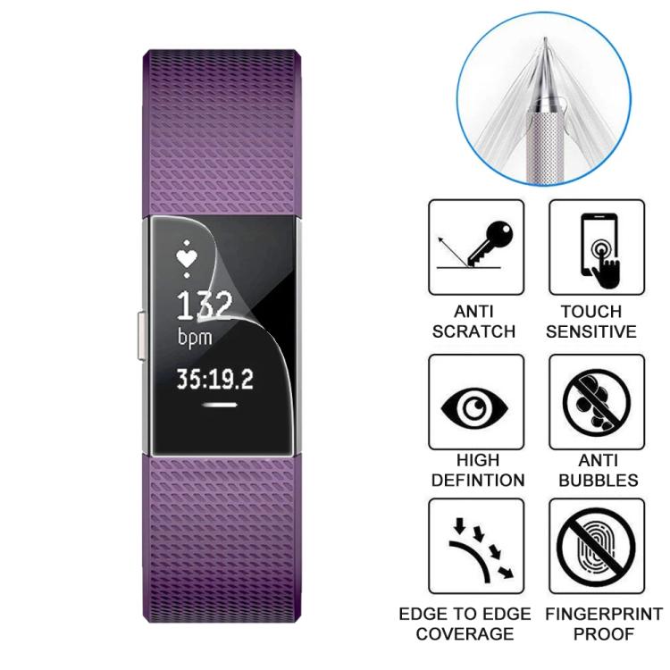 For Fitbit Charge 2 5pcs xDfind Soft Hydrogel Film Full Cover Watch Front Protector