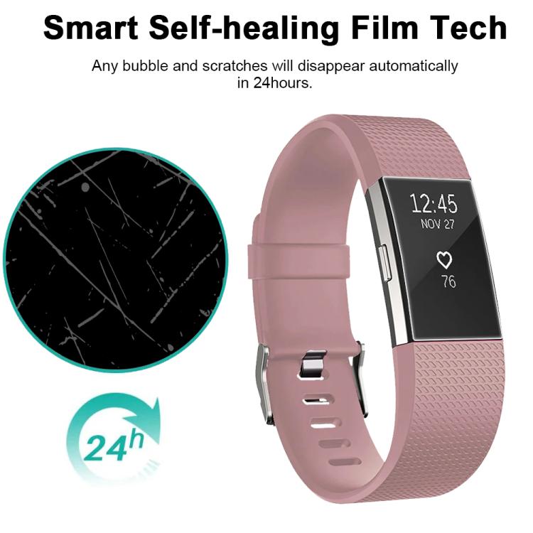 For Fitbit Charge 2 5pcs xDfind Soft Hydrogel Film Full Cover Watch Front Protector