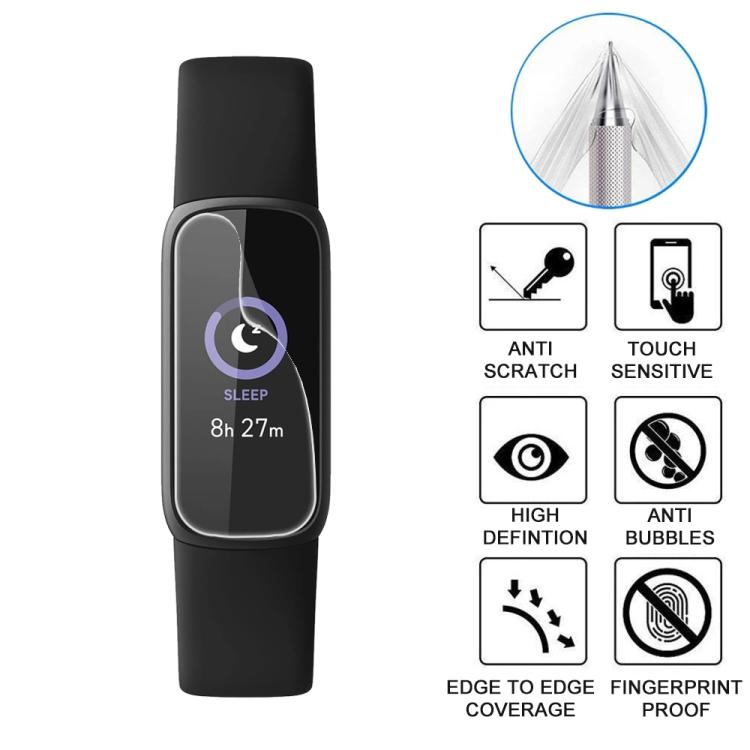 For Fitbit Luxe 5pcs xDfind Soft Hydrogel Film Full Cover Watch Front Protector