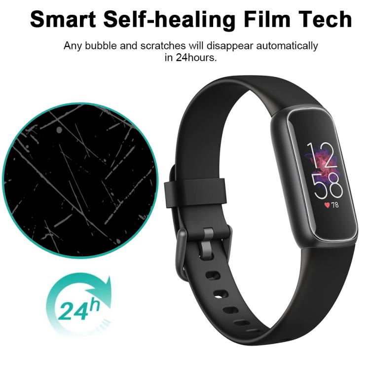 For Fitbit Luxe 5pcs xDfind Soft Hydrogel Film Full Cover Watch Front Protector