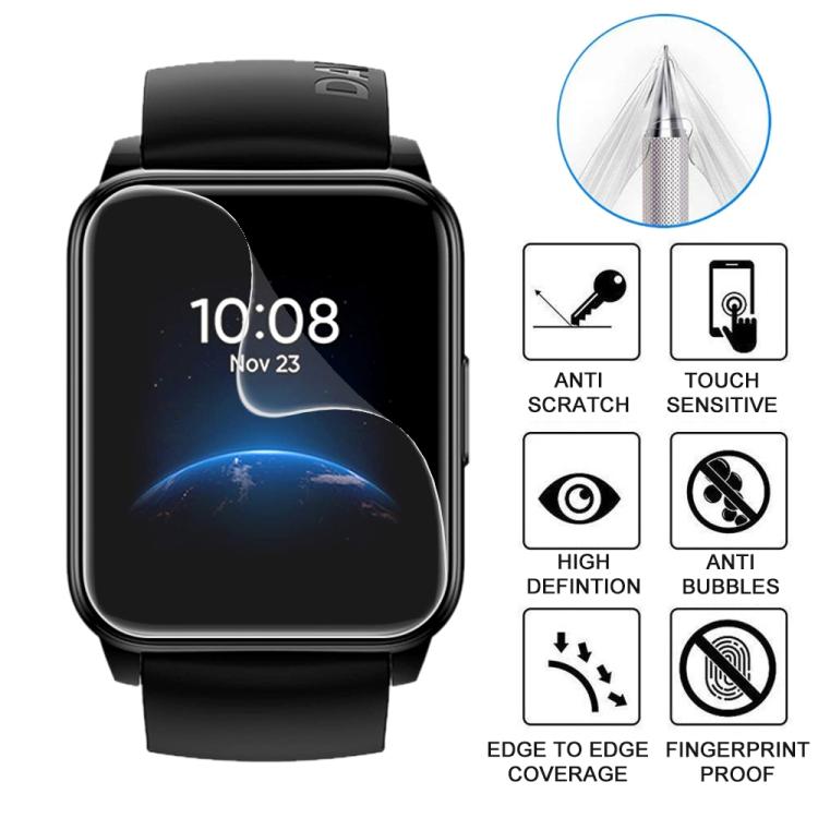For Realme Watch 2 5pcs xDfind Soft Hydrogel Film Full Cover Watch Front Protector