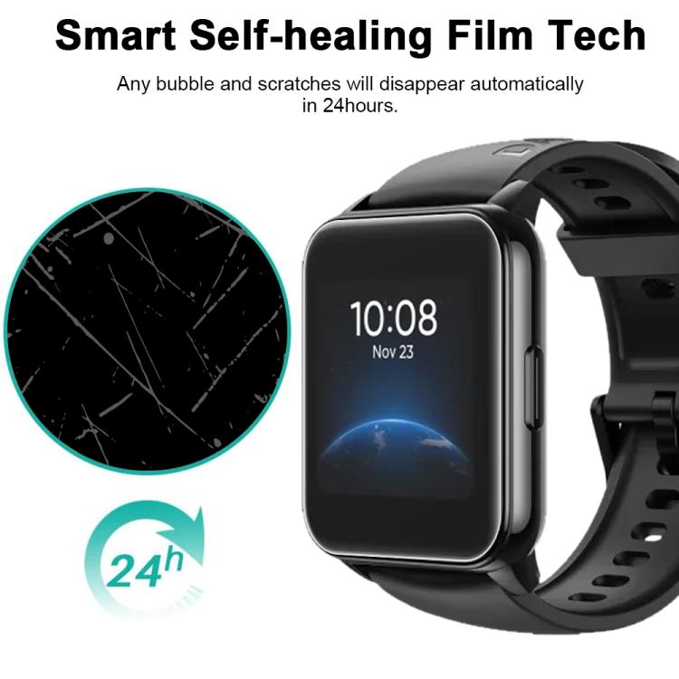 For Realme Watch 2 5pcs xDfind Soft Hydrogel Film Full Cover Watch Front Protector