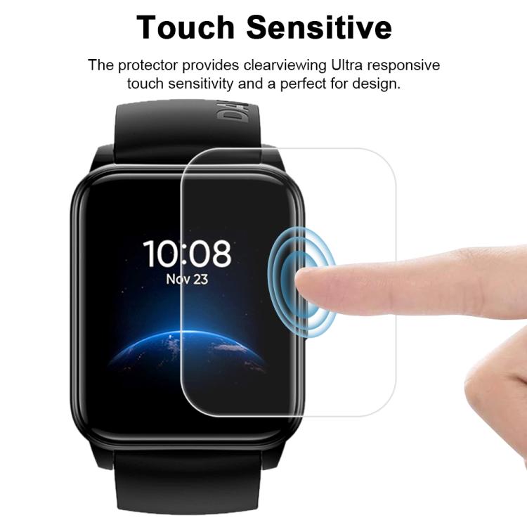 For Realme Watch 2 5pcs xDfind Soft Hydrogel Film Full Cover Watch Front Protector