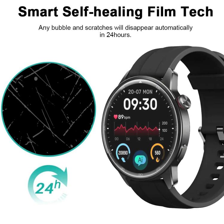 For Realme Watch S 5pcs xDfind Soft Hydrogel Film Full Cover Watch Front Protector