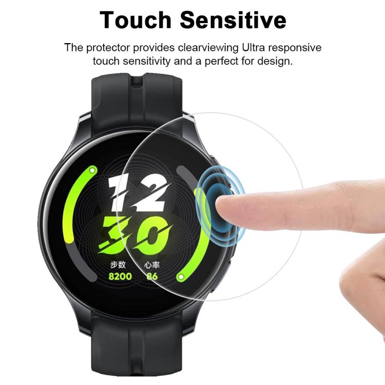 For Realme Watch T1 5pcs xDfind Soft Hydrogel Film Full Cover Watch Front Protector