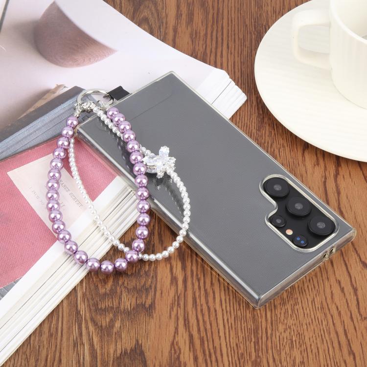 Double String Bead Chain Phone Anti-lost Short Lanyard