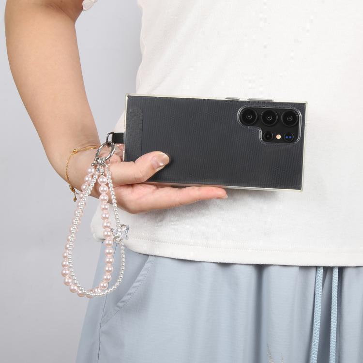 Double String Bead Chain Phone Anti-lost Short Lanyard