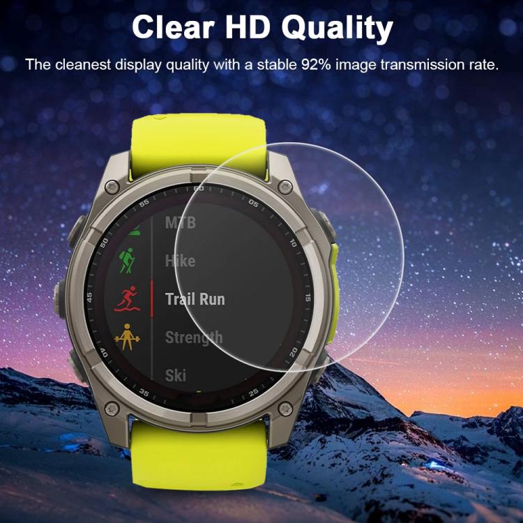 For Garmin Fenix 8 51mm 5pcs xDfind Soft Hydrogel Film Full Cover Watch Front Protector