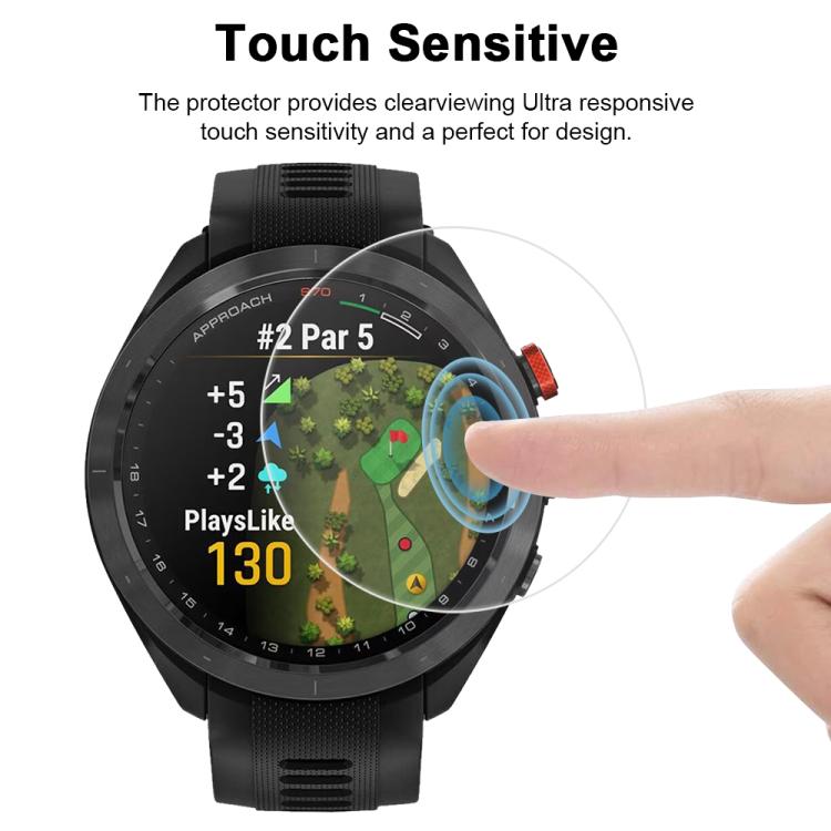 For Garmin Approach S70 47mm 5pcs xDfind Soft Hydrogel Film Full Cover Watch Front Protector