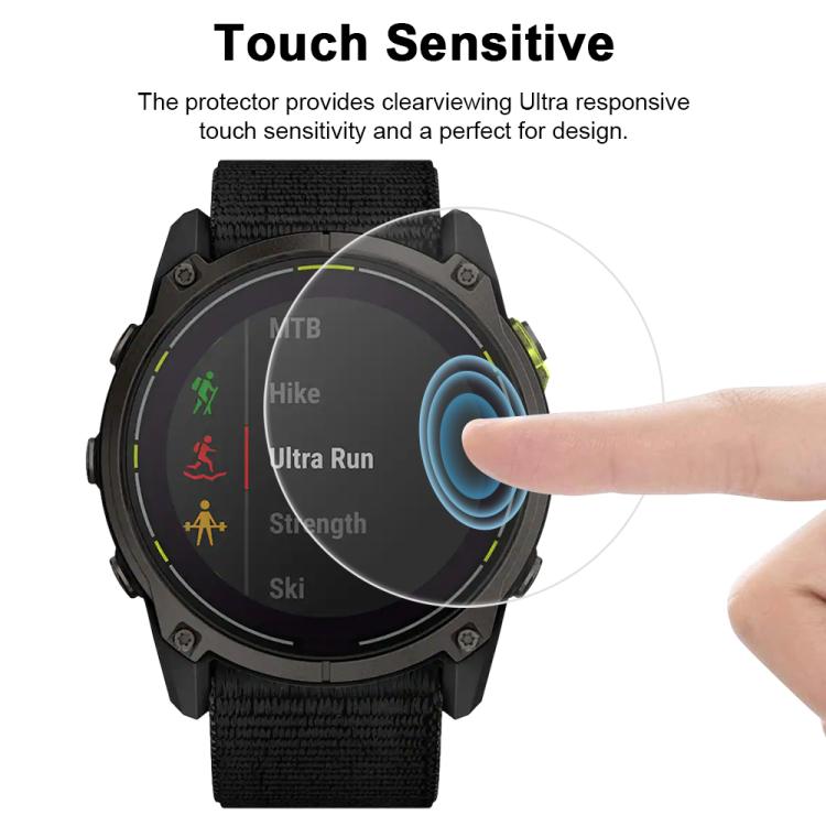 For Garmin Enduro 3 5pcs xDfind Soft Hydrogel Film Full Cover Watch Front Protector