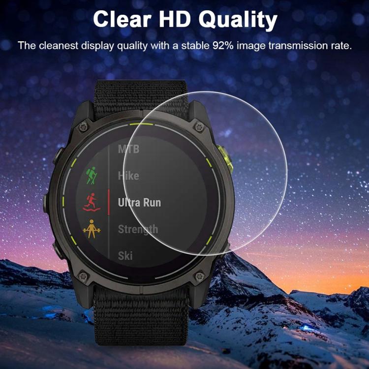 For Garmin Enduro 3 5pcs xDfind Soft Hydrogel Film Full Cover Watch Front Protector