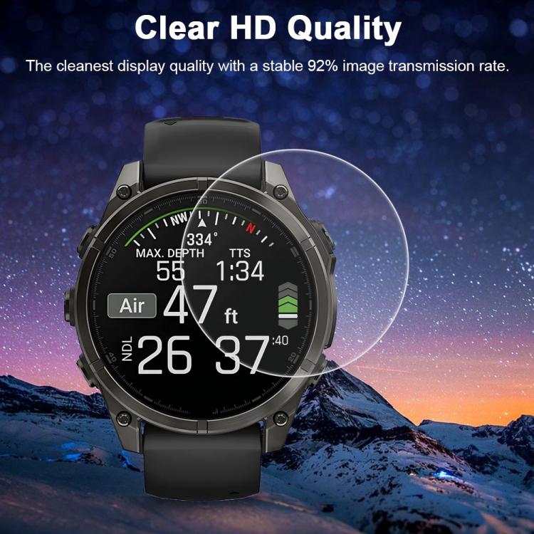 For Garmin Fenix 8 47mm 5pcs xDfind Soft Hydrogel Film Full Cover Watch Front Protector