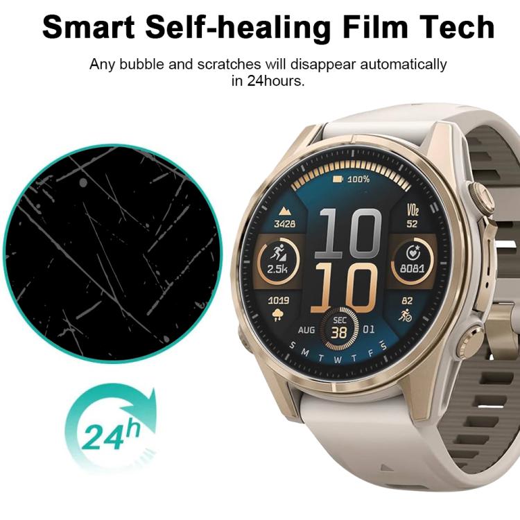 For Garmin Fenix 8 43mm 5pcs xDfind Soft Hydrogel Film Full Cover Watch Front Protector