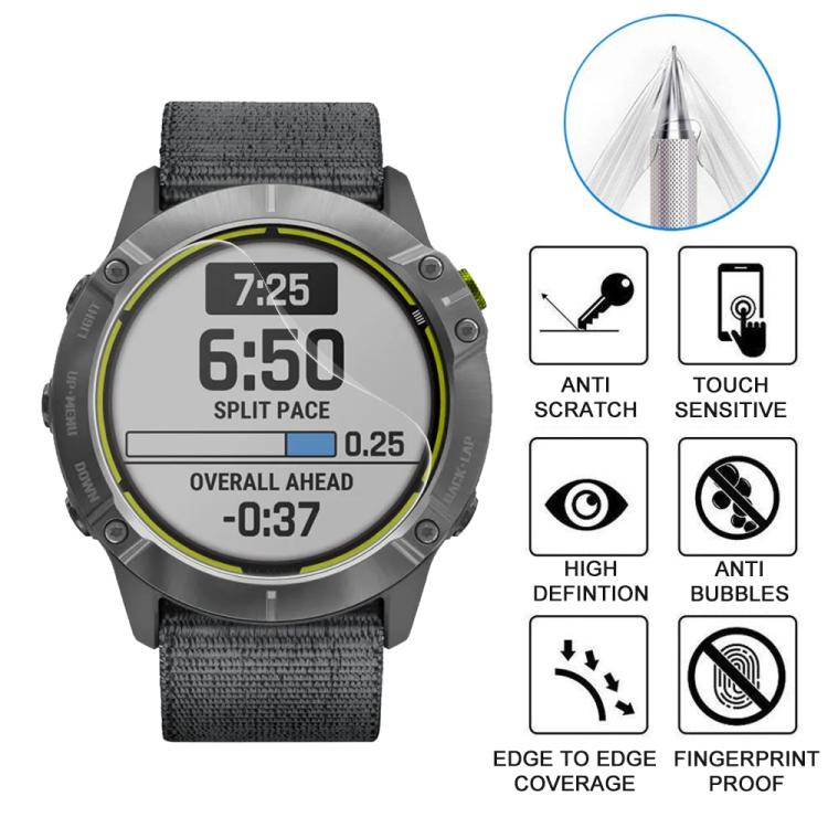 For Garmin Enduro 5pcs xDfind Soft Hydrogel Film Full Cover Watch Front Protector