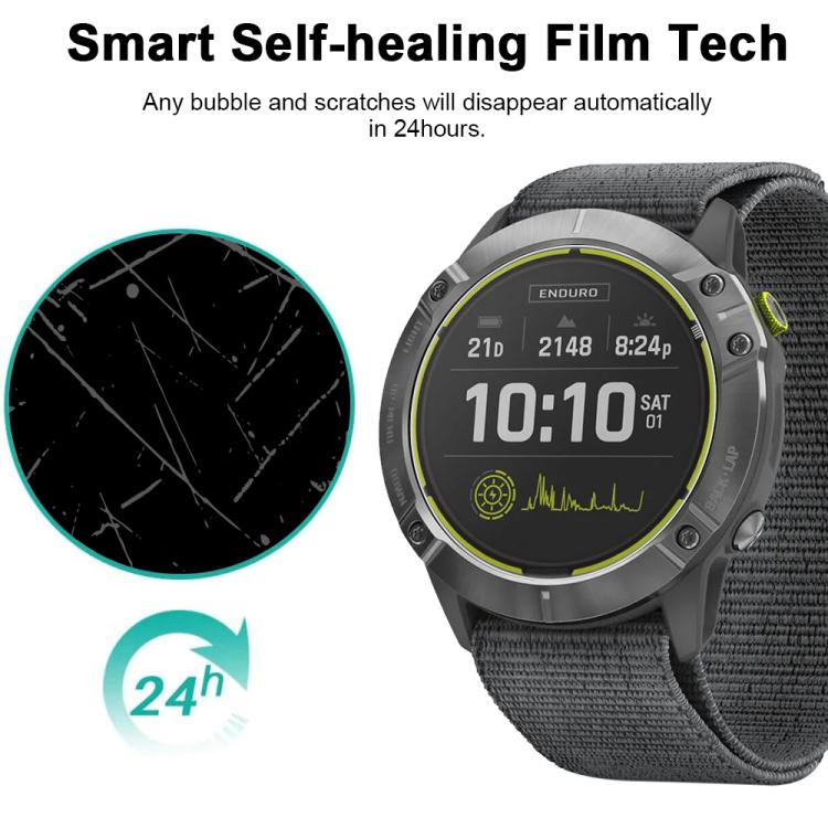 For Garmin Enduro 5pcs xDfind Soft Hydrogel Film Full Cover Watch Front Protector