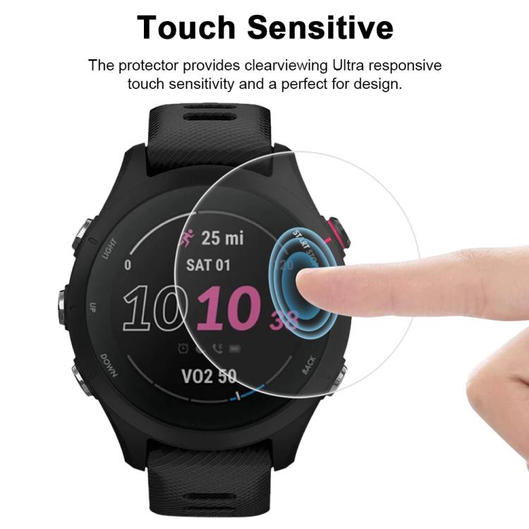For Garmin Forerunner 255s 5pcs xDfind Soft Hydrogel Film Full Cover Watch Front Protector