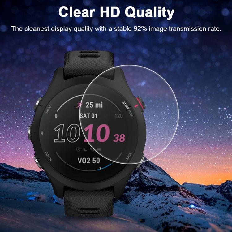 For Garmin Forerunner 255s 5pcs xDfind Soft Hydrogel Film Full Cover Watch Front Protector
