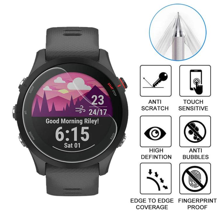 For Garmin Forerunner 255 5pcs xDfind Soft Hydrogel Film Full Cover Watch Front Protector
